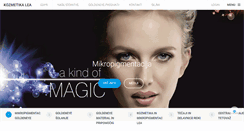 Desktop Screenshot of kozmetika-lea.si