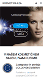 Mobile Screenshot of kozmetika-lea.si